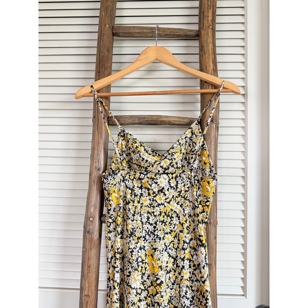 Audrey 3+1 Maxi Dress Small Black Gold Floral ADR Maxi Dress - Picture 4 of 5